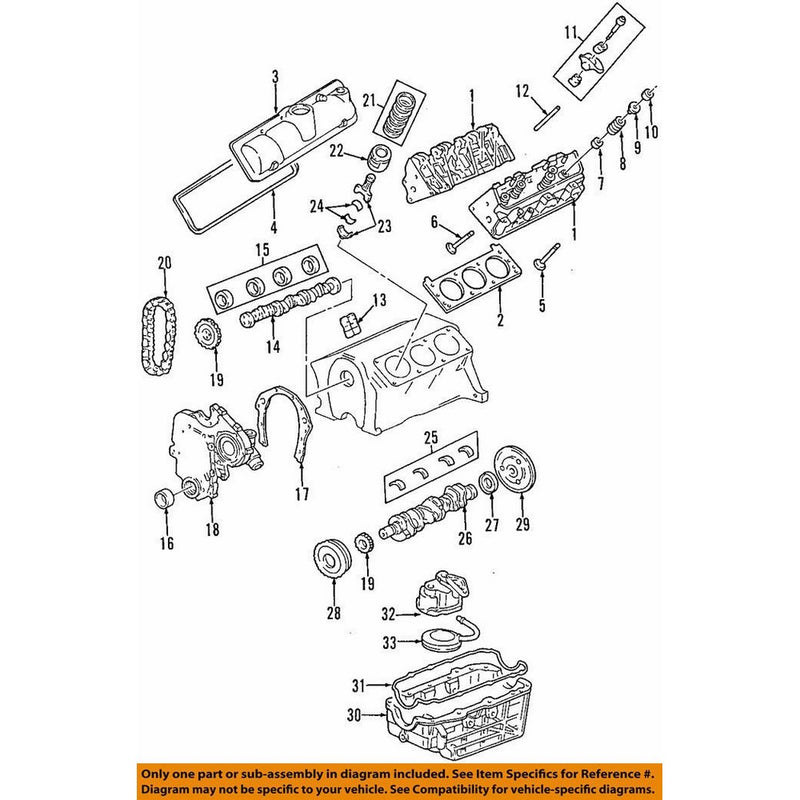 General Motors 10154775, Engine Valve Cover Gasket