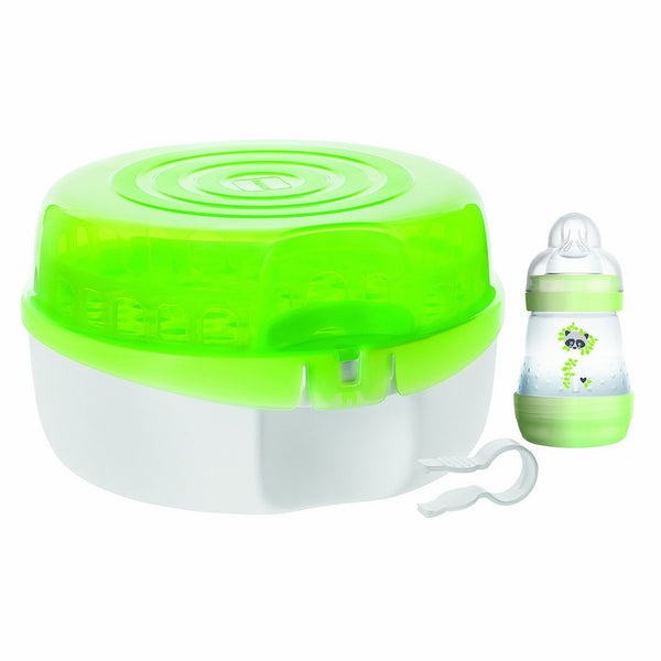 MAM Microwave Bottle Sterilizer, Green, 3-Count