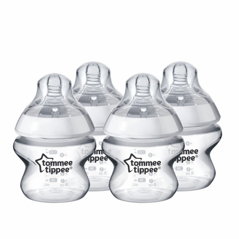 Tommee Tippee Closer to Nature Bottles, 5 Ounce, 4 Count