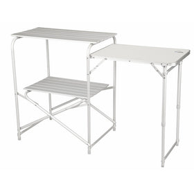 Alpine Mountain Gear Roll Top Kitchen Table, Grey