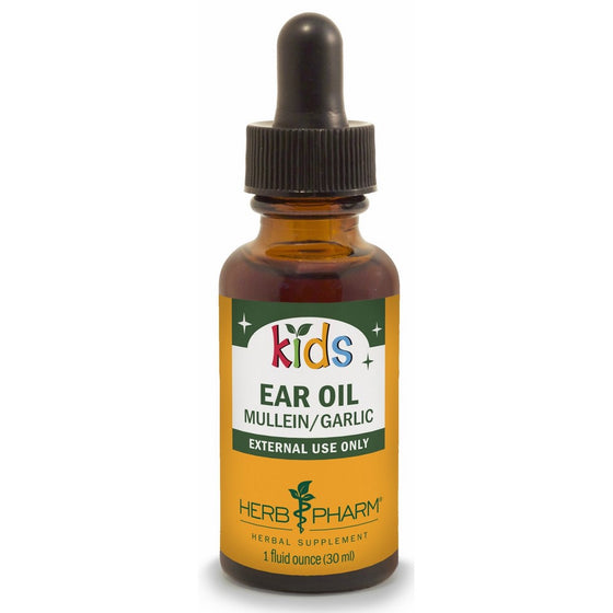 Herb Pharm Kids Ear Oil with Mullein and Garlic, 1 Ounce