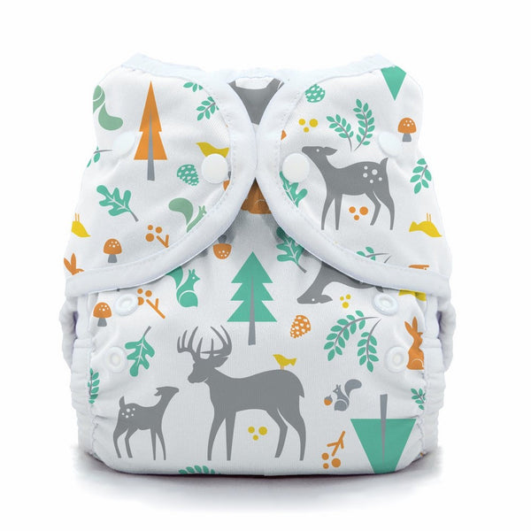 Thirsties Snap Duo Wrap, Woodland, Size One (6-18 lbs)