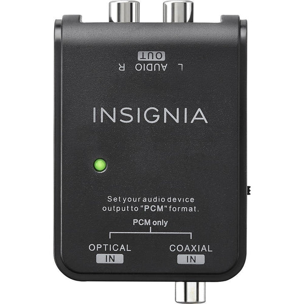 Insignia Optical/Coaxial Digital-to-Analog Converter - Black