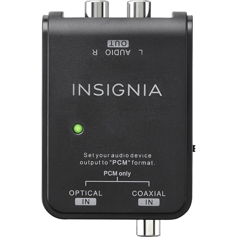 Insignia Optical/Coaxial Digital-to-Analog Converter - Black