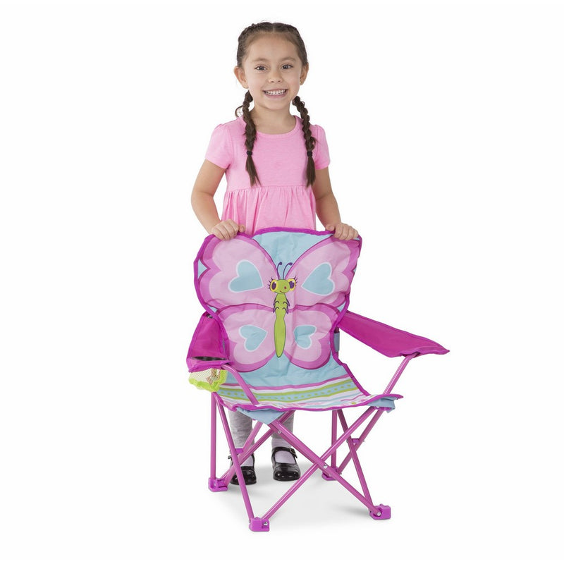 Melissa & Doug 27" x 25" x 15" Cutie Pie Butterfly Camp Chair