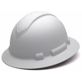 Pyramex Safety HP54116 Ridgeline Full Brim Hard Hat (White Graphite Pattern)