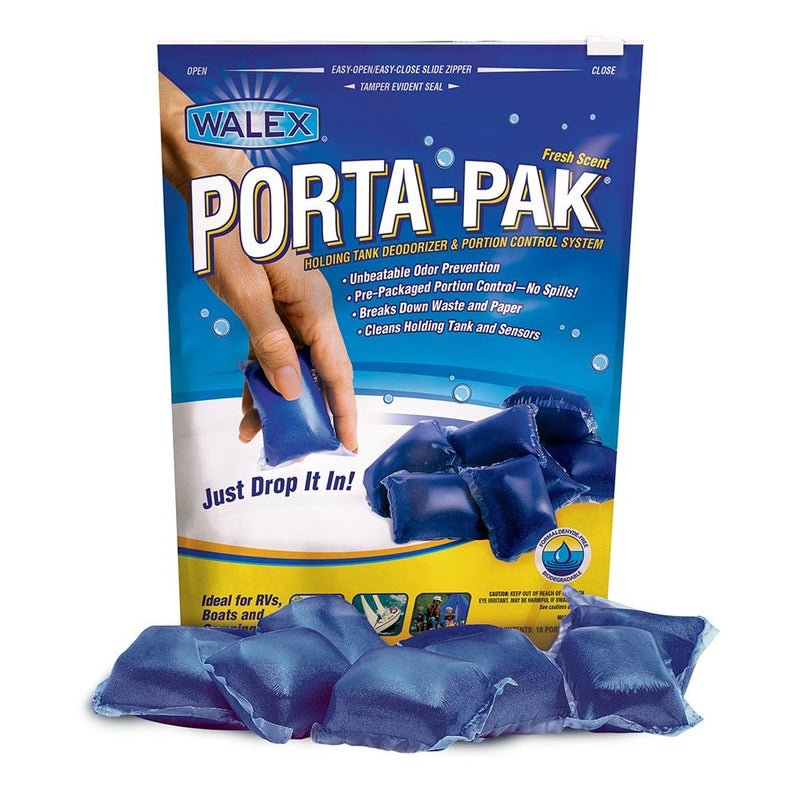 Walex TOI-91799 Porta-Pak Holding Tank Deodorizer Drop-Ins, Sunglow Scent (Pack of 10)