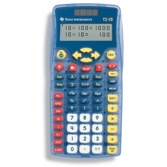 Texas Instruments TI-15 Explorer Elementary Calculator