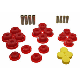 Energy Suspension 2.3106R Front Control Arm Bushing Set for Jeep TJ