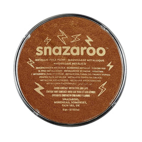 Snazaroo Metallic Face Paint, 18ml, Copper