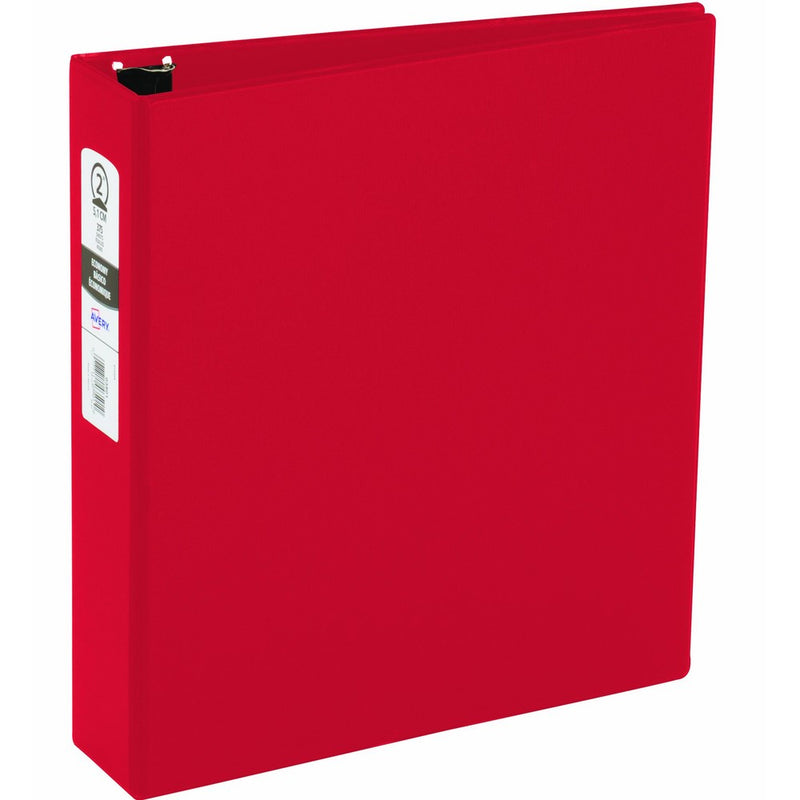 Avery Economy Binder, 2 Inch Round Ring, Red, 1 Binder (03510)