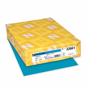 Astrobrights Color Paper, 8.5” x 11”, 24 lb/89 gsm, Celestial Blue, 500 Sheets (22661)