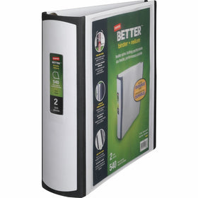 Staples Better Binder, 2-Inch, White