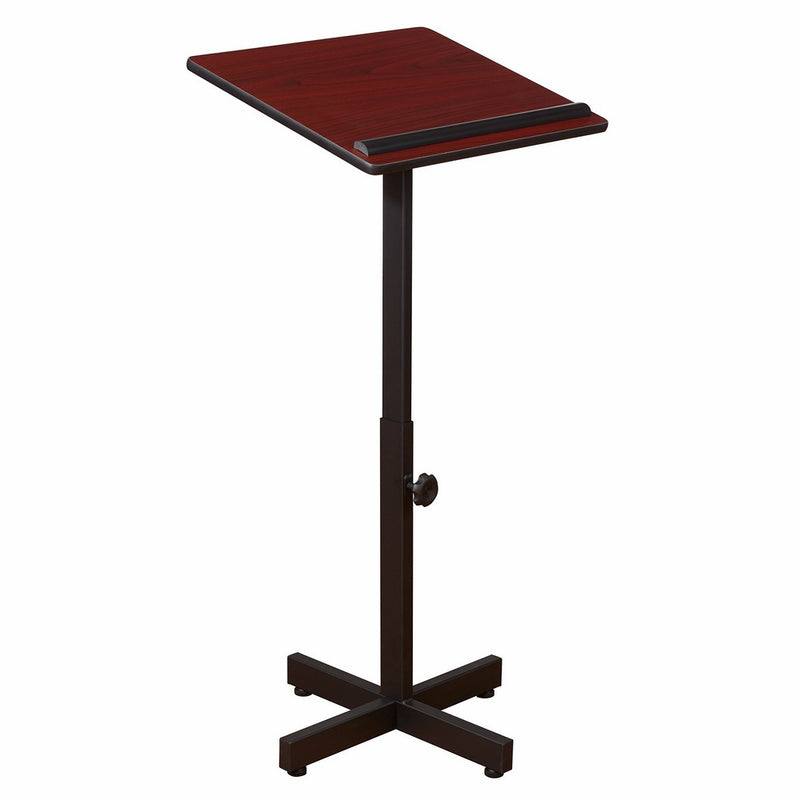 Oklahoma Sound 70-MY Portable Presentation Lectern, 20" Length x 18-1/4" Width x 48-1/2" Height, Mahogany