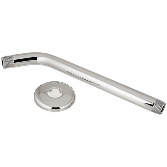Hansgrohe 04186003 Long Shower Arm and Flange, 9-Inch, Chrome