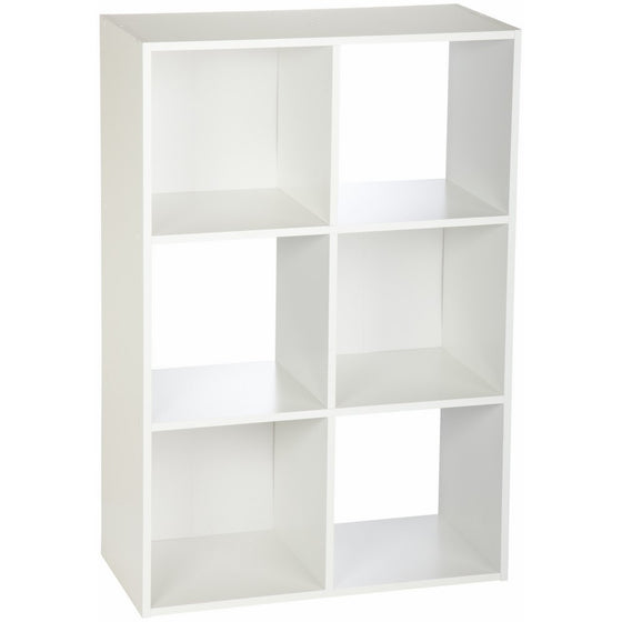 ClosetMaid 8996 Cubeicals Organizer, 6-Cube, White