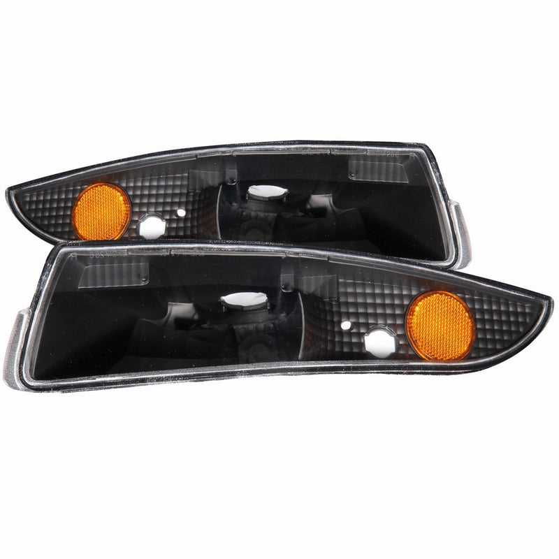 Anzo USA 511045 Chevrolet Camaro Black Bumper Light Assembly with Amber Reflector - (Sold in Pairs)