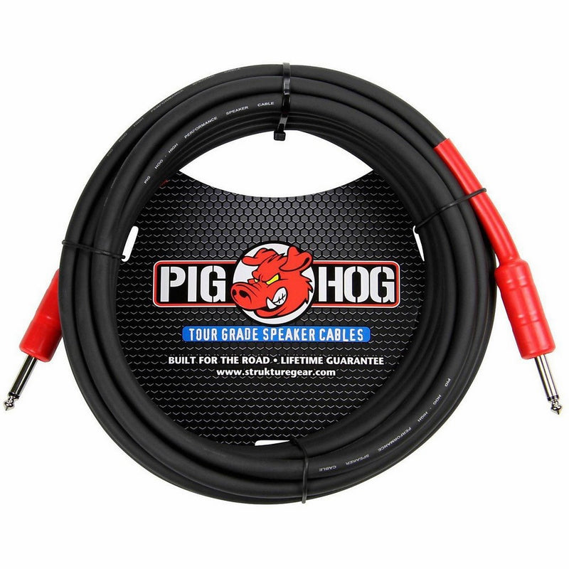 Pig Hog Speaker Cable 14 Gauge Wire 1/4" to 1/4"(25 ft.) 50 ft.