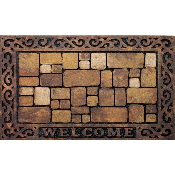 Apache Mills 60-732-1449-18x30 Masterpiece Aberdeen Welcome Door Mat, 18-Inch by 30-Inch