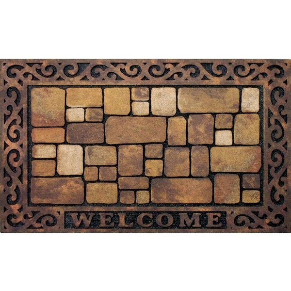 Apache Mills 60-732-1449-18x30 Masterpiece Aberdeen Welcome Door Mat, 18-Inch by 30-Inch