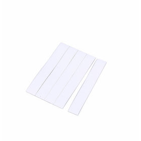 MasterVision Magnetic Dry Erase Tape Strips, 7/8 x 6 Inches, White, 25 Count