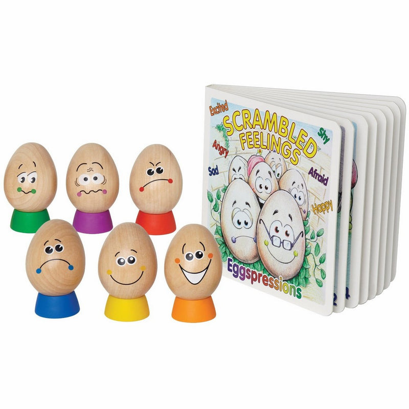 Hape Eggspressions Wooden Learning Toy with Illustrative Book