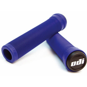 ODI MX Longneck SL No Flange Grip, Blue, 143mm