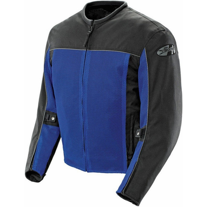 Joe Rocket Velocity Black/Blue Mesh Motorcycle Jacket - Large