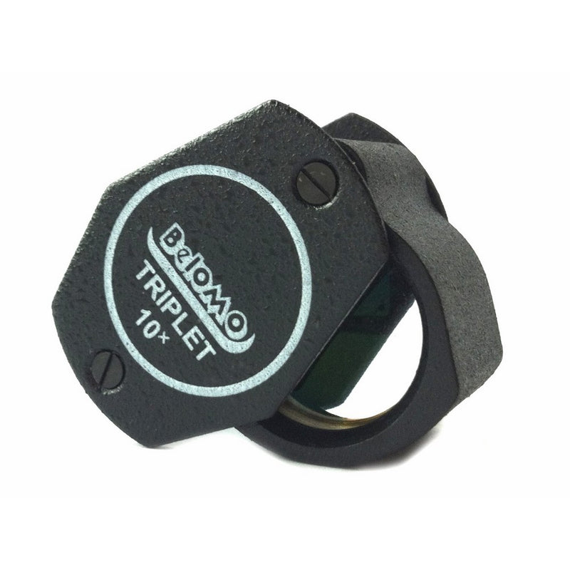 BelOMO 10x Triplet Loupe Folding Magnifier