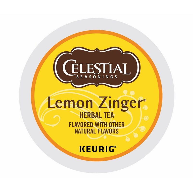 Celestial Seasonings Lemon Zinger Tea, Keurig K-Cups, 72 Count