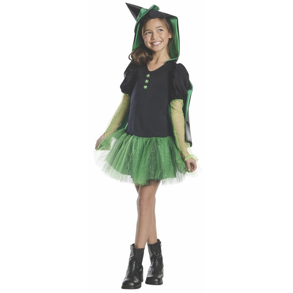 Rubies Wizard of Oz Wicked Witch of The West Hoodie Dress Costume, Child Medium