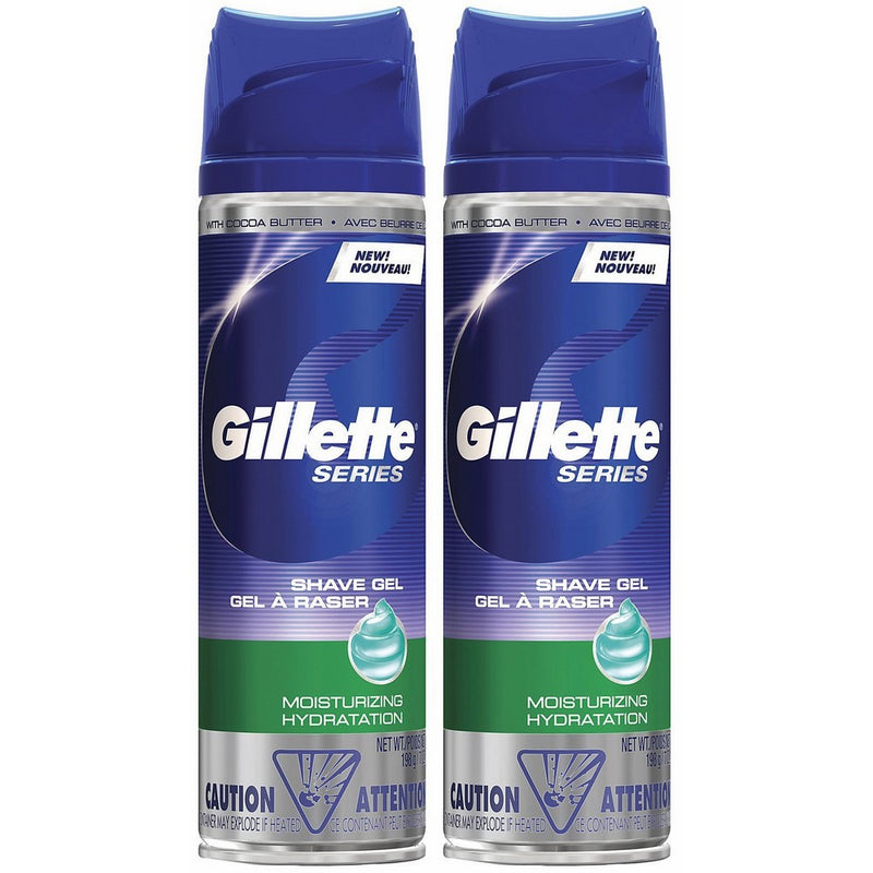 Gillette Series Ultra Moisturizing Shaving Gel - 7 oz - 2 pk