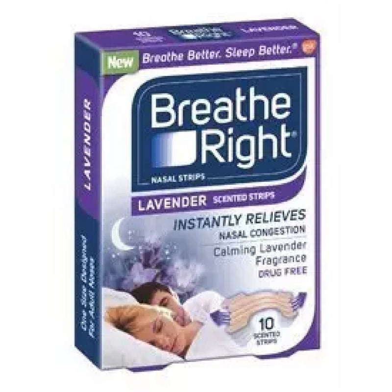 Breathe Right Lavender, 10 Count