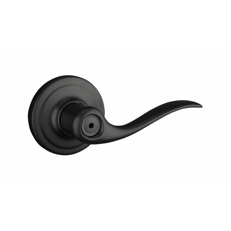 Kwikset 97300-860 Tustin Bed/Bath Lever, Iron Black