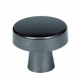 Amerock 2000643 Blackrock 1-5/16 in (33 mm) Diameter Gunmetal Cabinet Knob