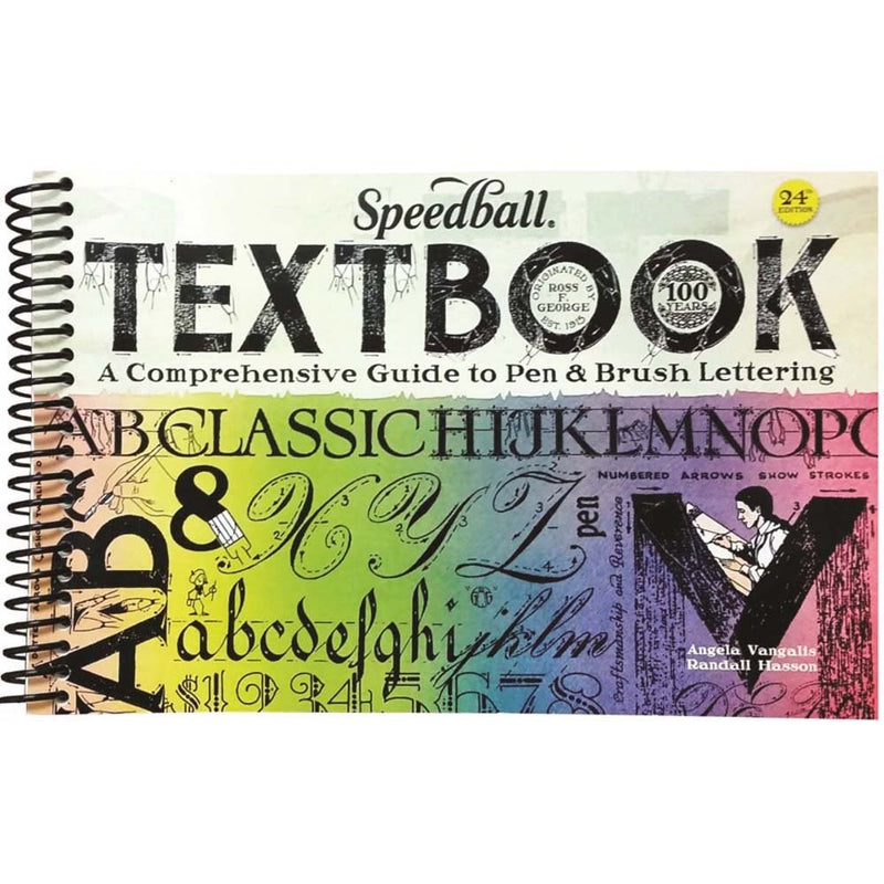 Speedball 003069 The Textbook 24th Edition - Calligraphy Instruction Book - 120 Pages
