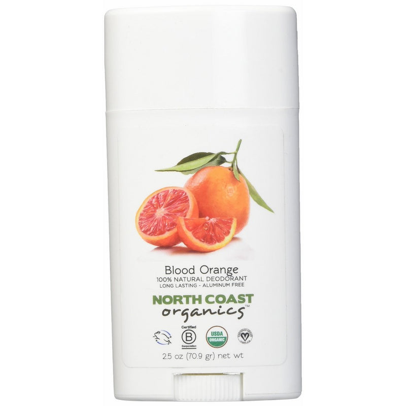 NORTH COAST ORGANICS Blood Orange Organic Deodorant, 0.02 Pound