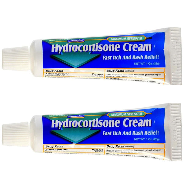 Natureplex Hydrocortisone 1% Cream, 1 Oz (Pack of 2)