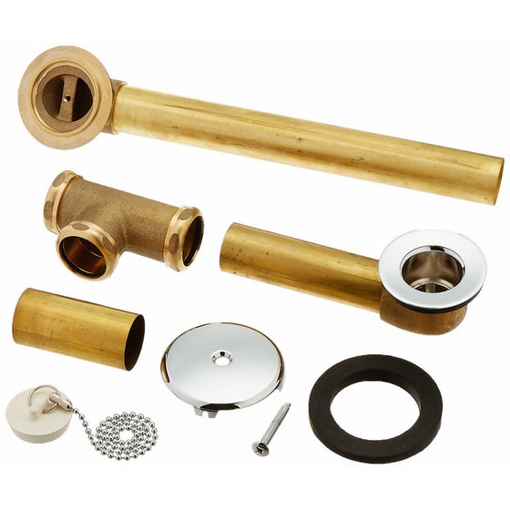 Pfister 17-010 Waste and Overflow with Chain and Stopper, Chrome