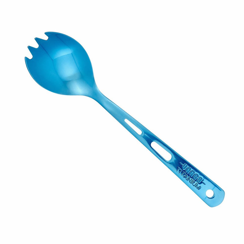 Titanium Spork Blue