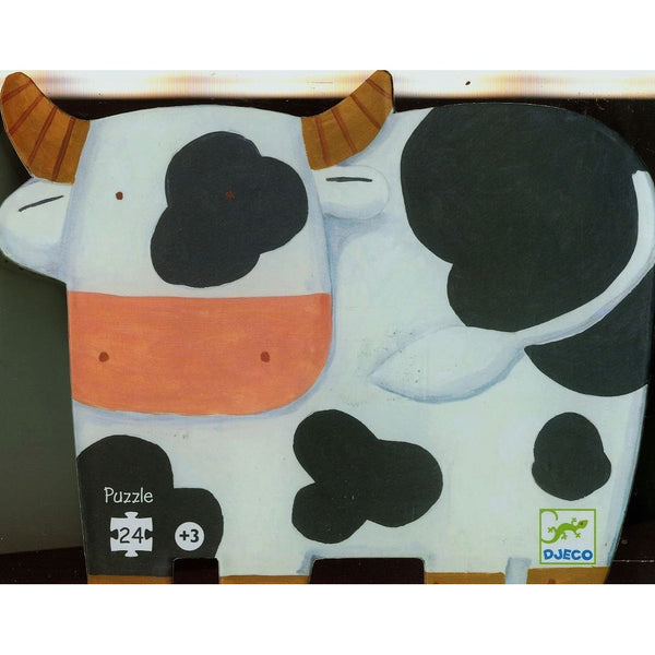 Djeco / Shaped Box Puzzle, The Cows on the Farm