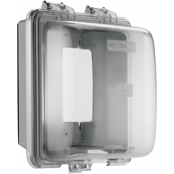 Eaton WIU-2 Weather Box Horizontal/ Vertical Mount While-In-Use Weather Protective Cover, Gray