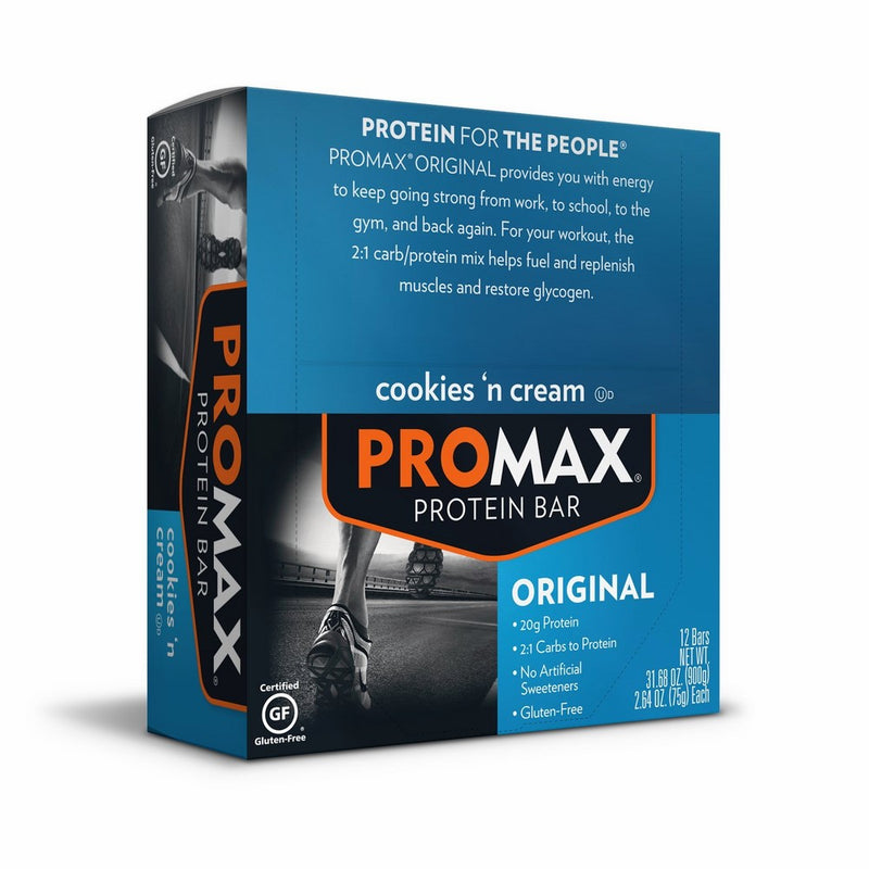 Promax Protein Bar, Cookies 'n Cream, 12-Pack