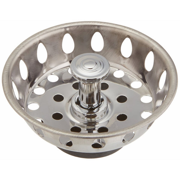Keeney K22025 Replacement Adjustable Post Strainer Basket, Stainless Steel