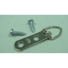 100 Pack 2 Hole D Ring / Triangle Hangers with Screws by AMS
