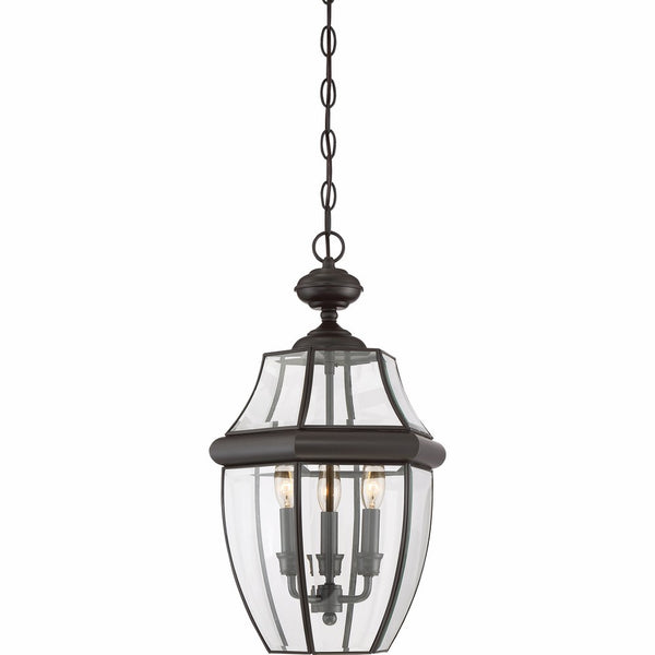 Quoizel NY1179ZNewbury 3-Light Outdoor Lantern, Medici Bronze