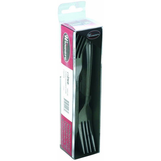 Winco 0081-05 24-Piece Dominion Dinner Fork Set, 18-0 Stainless Steel