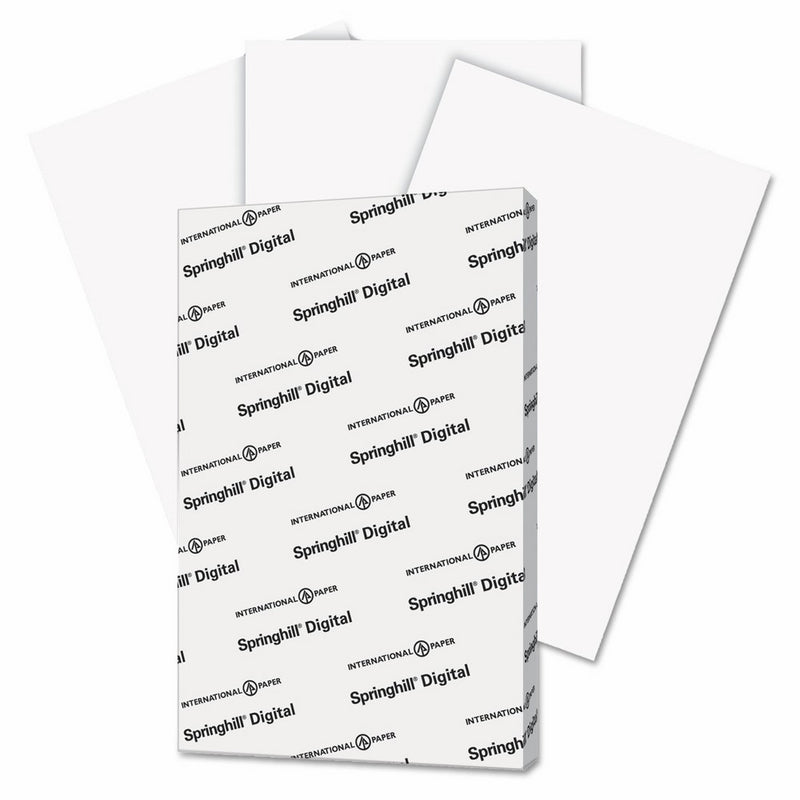 Springhill 16004 Digital Vellum Bristol White Cover, 67 lb, 11 x 17, White, 250 Sheets/Pack