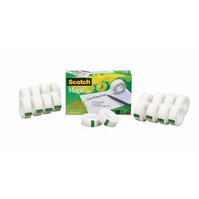 Scotch Brand Magic Tape, Standard Width, 3/4 x 1000 Inches, Cabinet Pack, 18 Rolls (810K18CP)