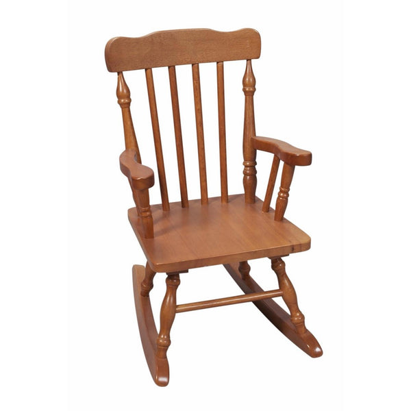 Gift Mark Child's Colonial Rocking Chair, Honey